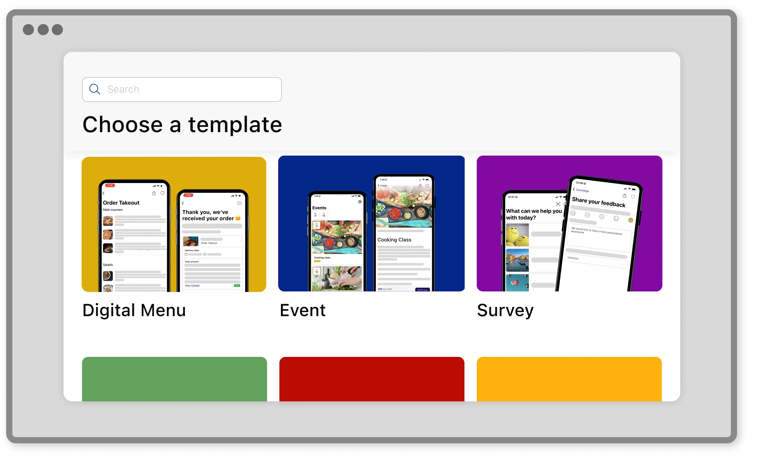 template-catalog-building-blocks-to-build-app